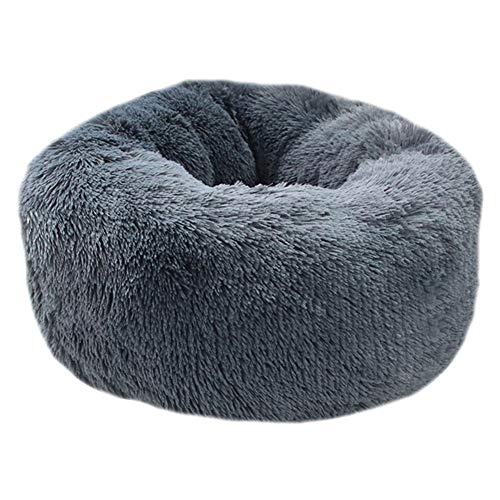 Herewegoo Cama de felpa para mascotas, sofá de peluche, cama de perros, alfombrilla cálida y suave, para gatos y cachorros, con grosor y acolchado