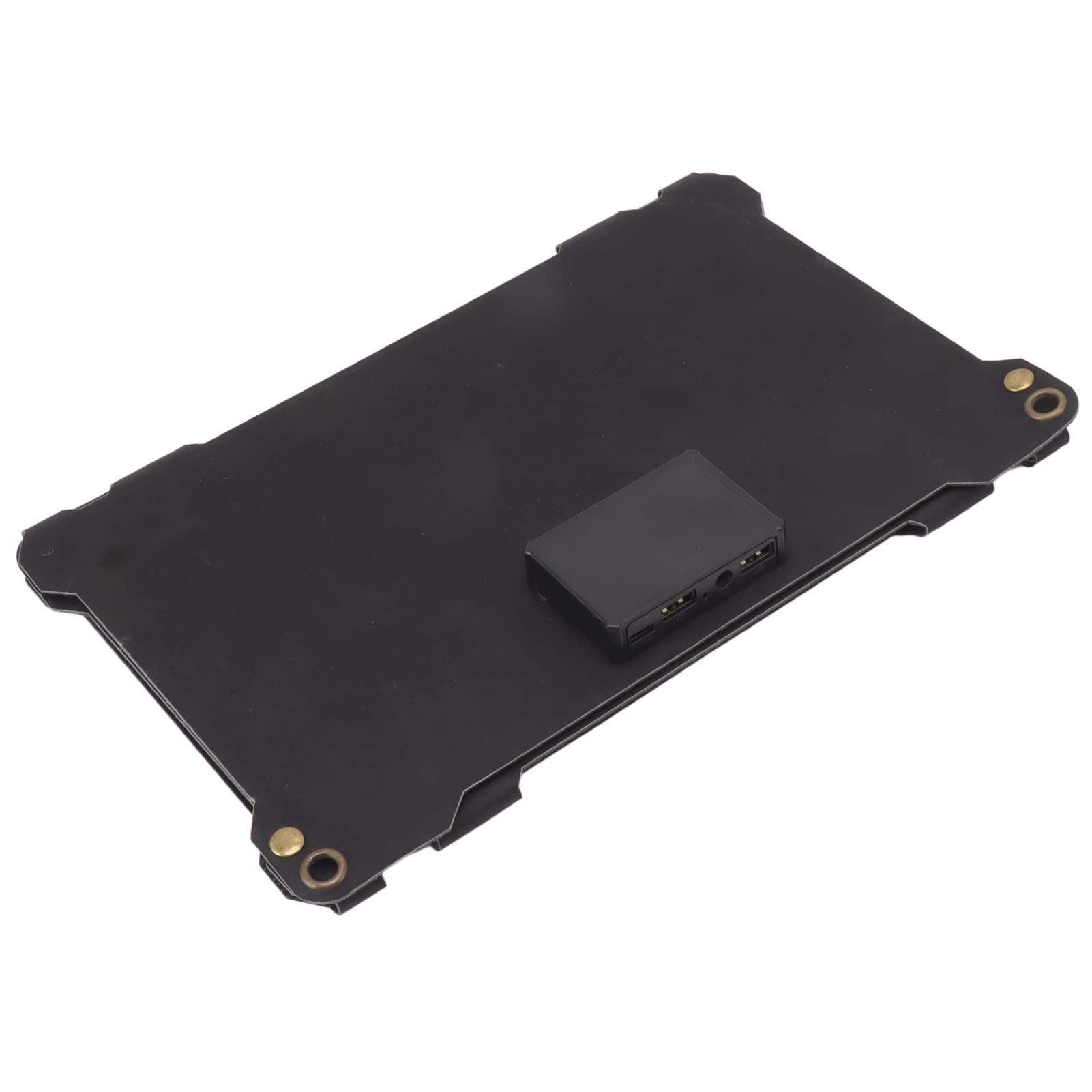 FTVOGUE Składany Panel Słoneczny o Mocy 30 W, Monokrystaliczna ładowarka Słoneczna z USB Typu C do Biwakowania i Pieszych Wędrówek na świeżym Powietrzu (BLACK)