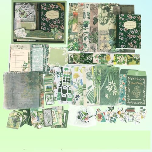 Kit de scrapbooking plantes vertes complet pour réussir vos décorations de journal