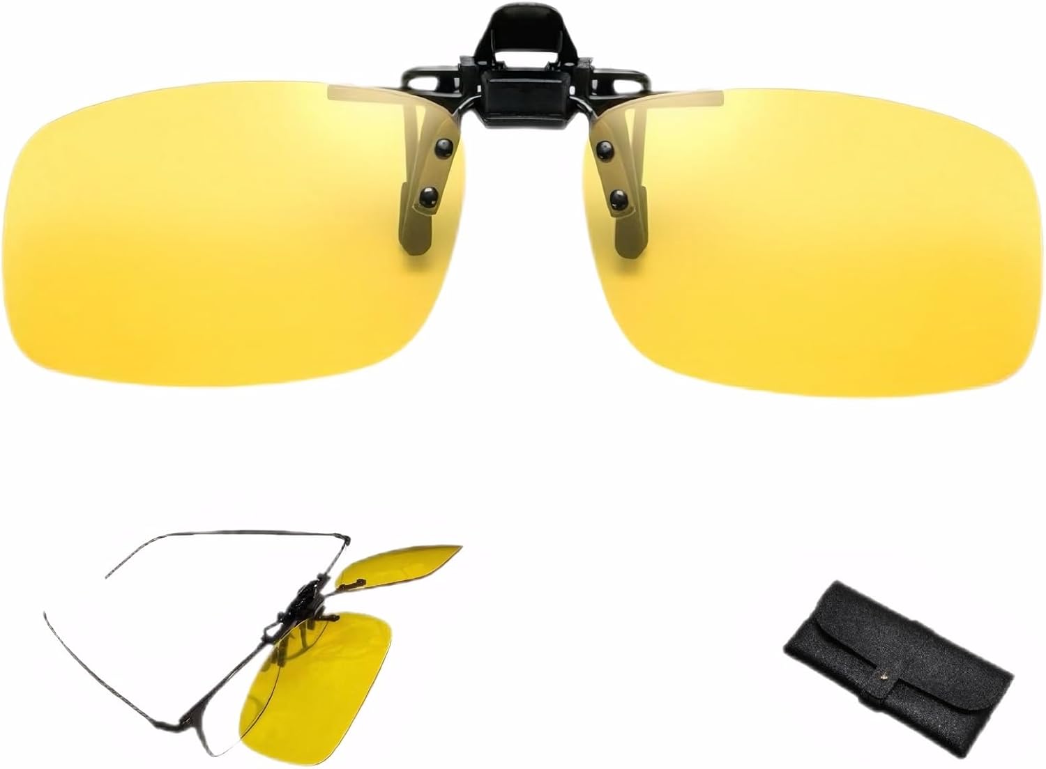 Clip On Night Driving Glasses Sunglasses,...