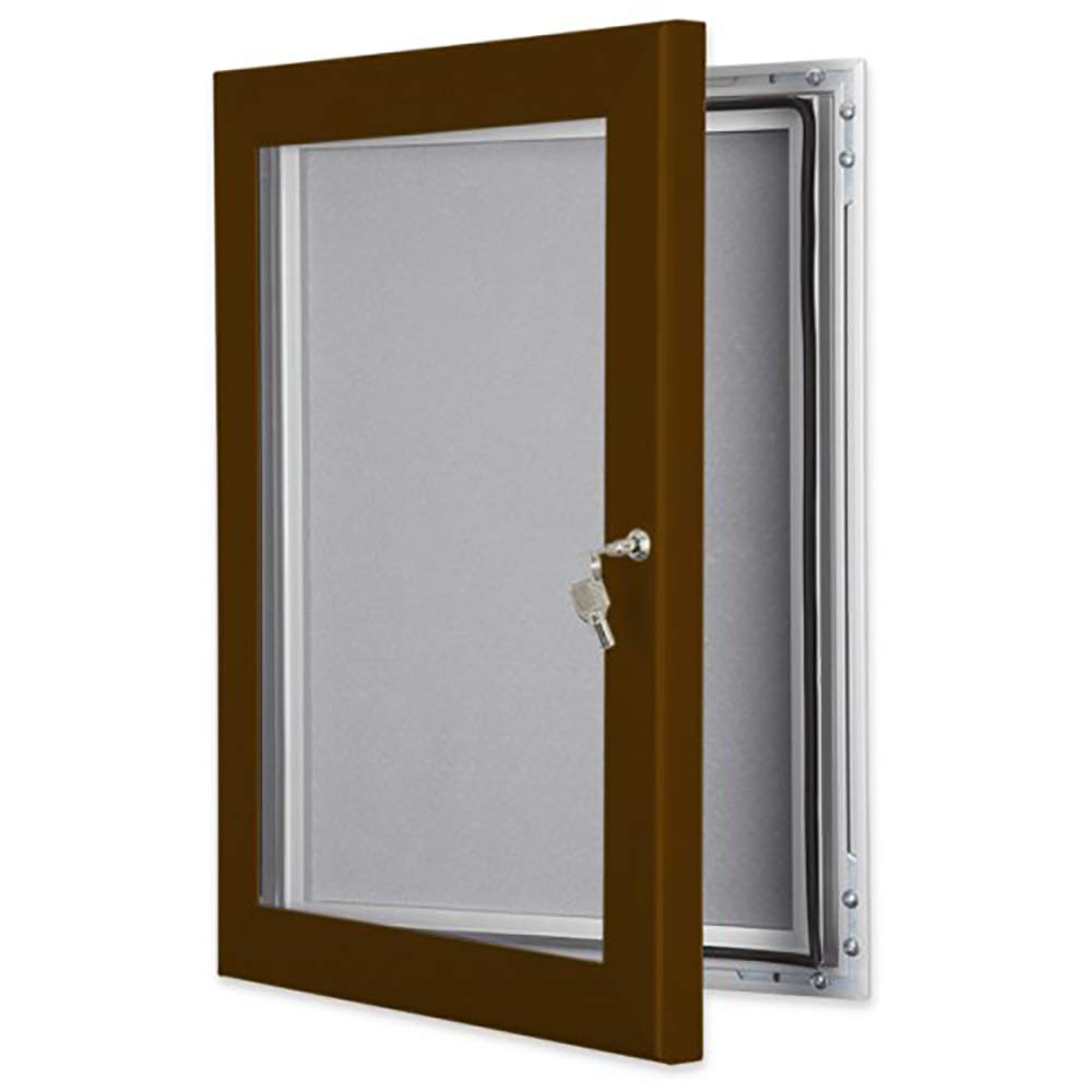 Brown Outdoor Pin Notice Boards - Lockable - A2