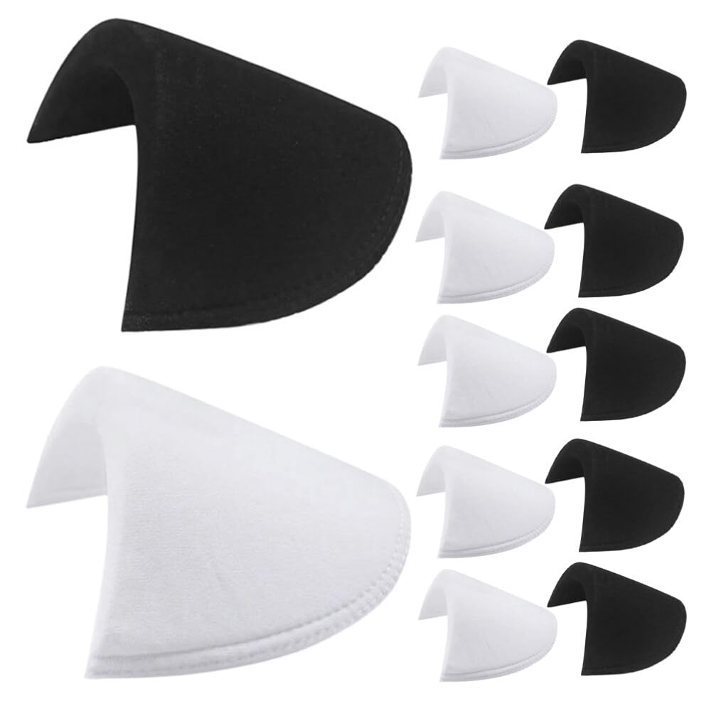 LIFKOME Sewing Shoulder Pads for Women 40pcs 15 * 9 * 1cm Comfortable Portable Shoulder Pad Inserts for Dresses Suits