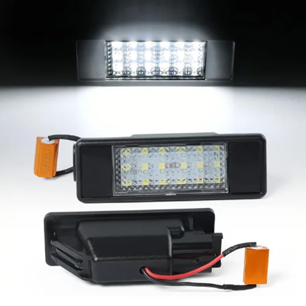 Bynome LED License Number Plate Light Lamps Bulbs 2835 SMD CanBus Error Free For Merced-s Ben-z Viano/Vito Bus/Vito/Mixto Box W906 W639