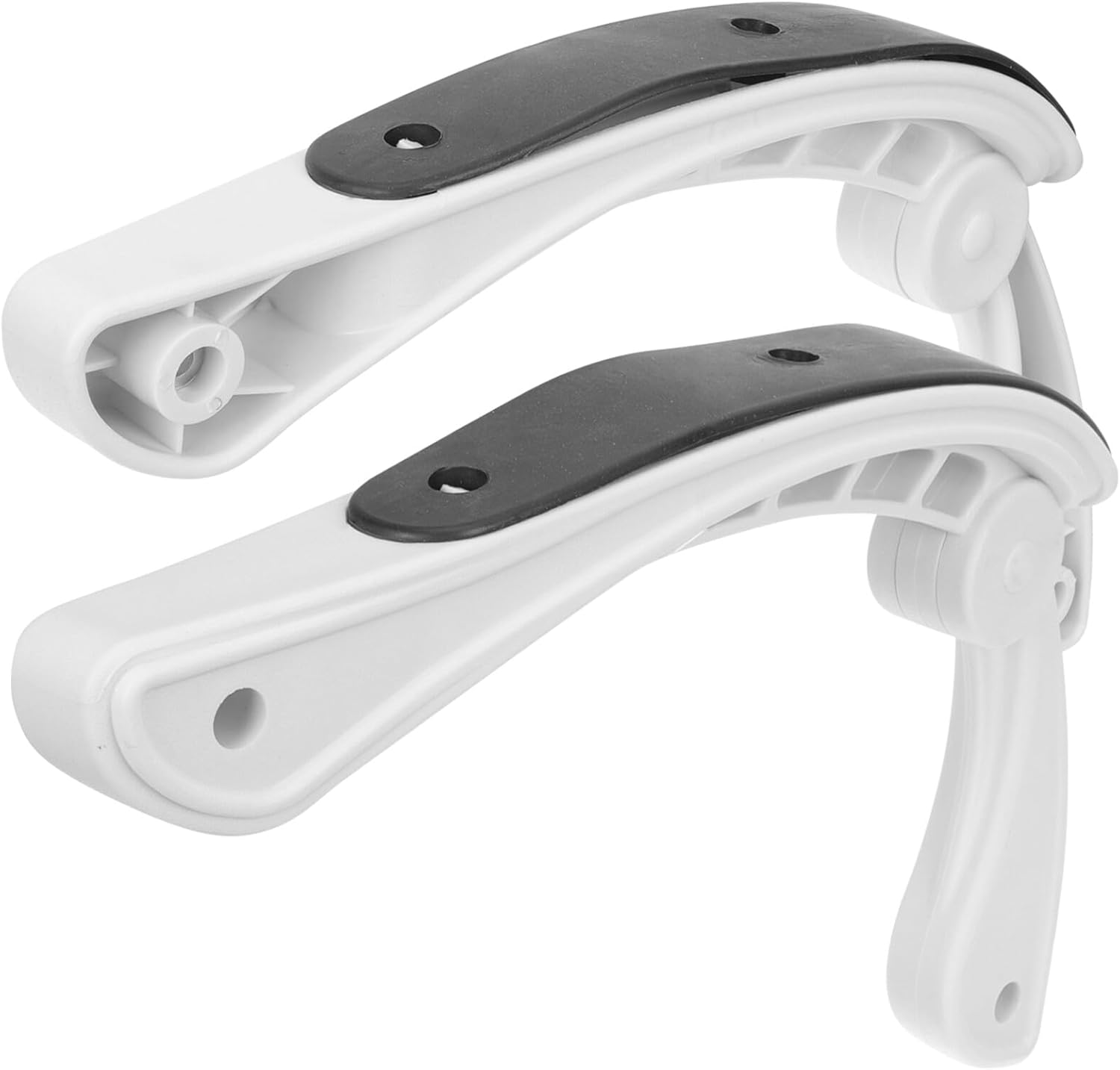 2Pcs Professional Daily Use Armrest Replacement for Office and Gaming Chairs Stretchable Chair Parts with Comfortable Contoured Grip Secure Hand Support for Swivel and Desk Seating