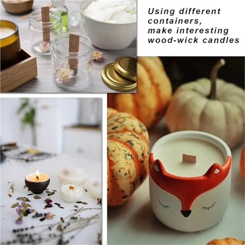 Mechas de Madera para Velas Pack 100 con Recortador miniatura 2