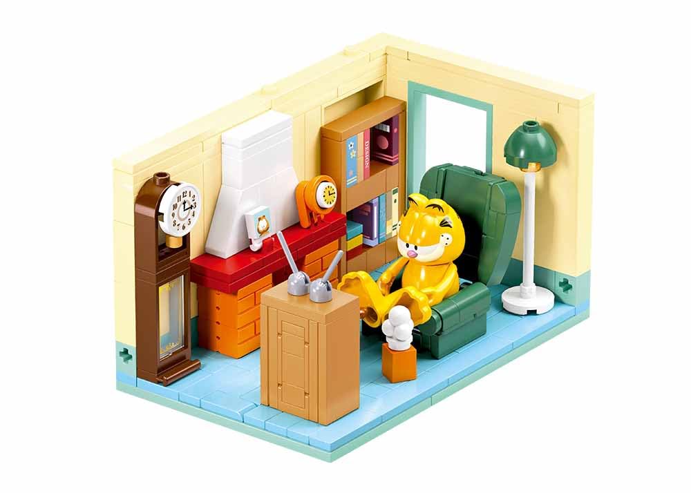 Sluban GARFIELD Living Room Building Game 219 Pieces Includes Figure 6 to 12 Years