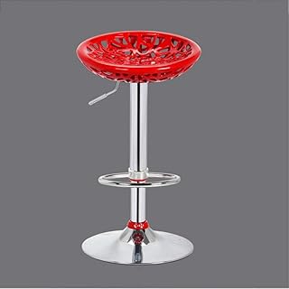LUO Silla - Bar Taburete Metal + Abs Engineering Resin Material 360 & Deg; Rotación (se Puede Subir y Bajar) Cajón de la Silla Taburete Alto