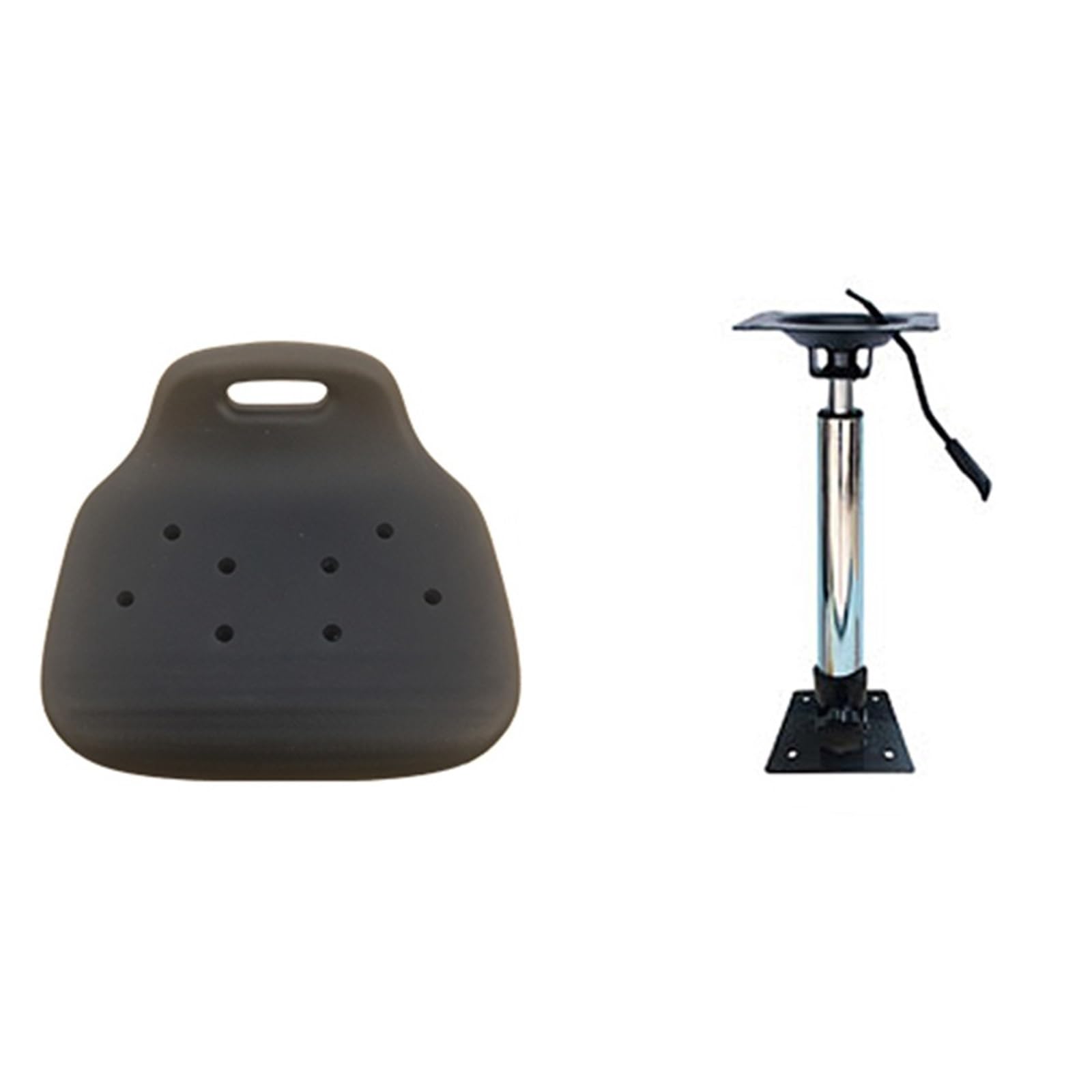 Bootssitz 56-81CM Hubhöhe Bootssitz Mit Hebbarer Halterung For Boot, Angelsitz