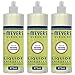 Mrs. Meyer’s Clean Day - Avec Huiles Essentielles* - Liquide Vaisselle - Parfum Verveine Citronnée – 3 x 473 ml