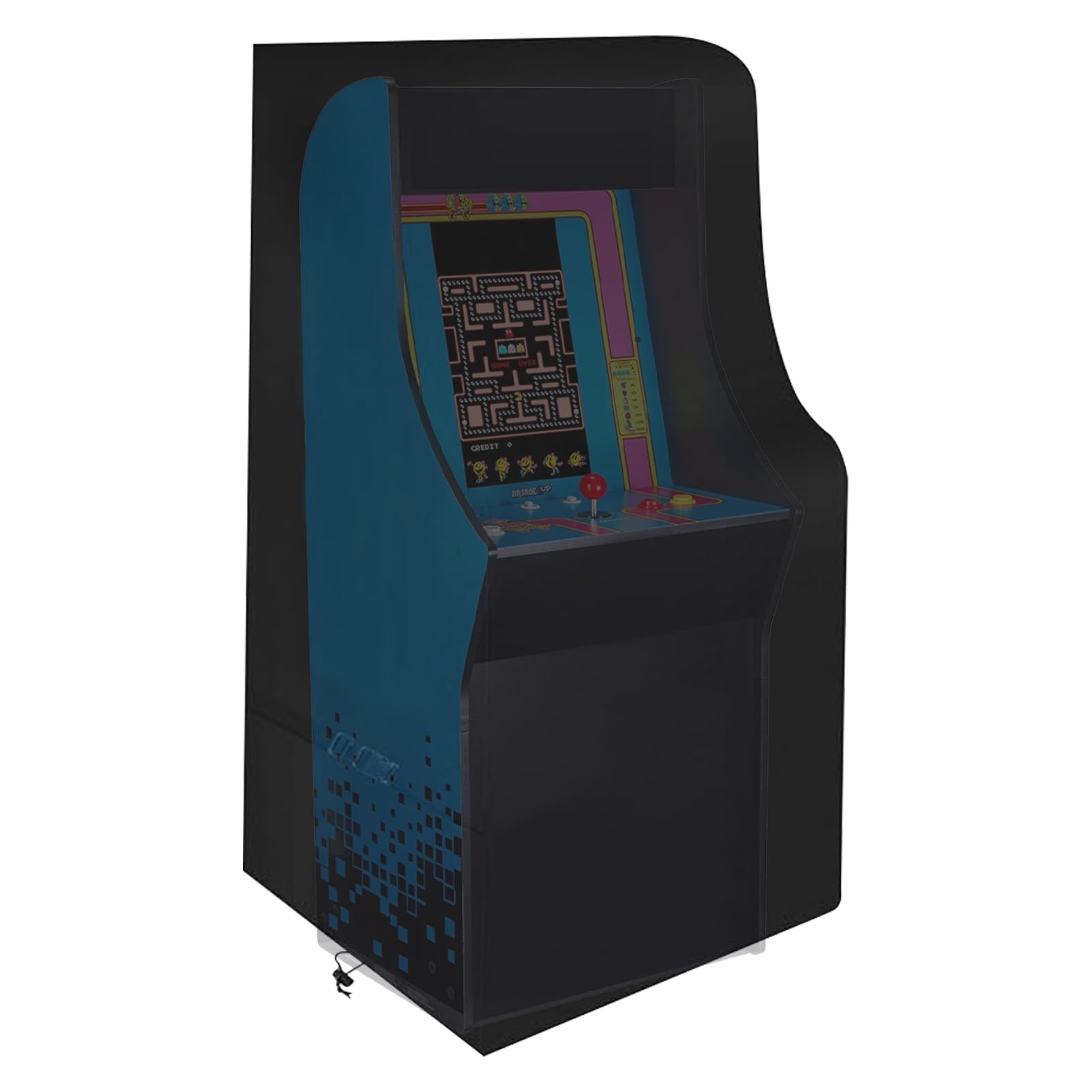 Gaming Cabinet Cover - Arcade Machine Dust Protector for Indoor and Outdoor | Durable PVC Fabric with Water Resistant Coating, Easy Fit with Adjustable Drawstring, Protects Electronics from Dust
