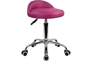 KKTONER Hot Pink Stool: The Perfect Perch for Stylish Comfort