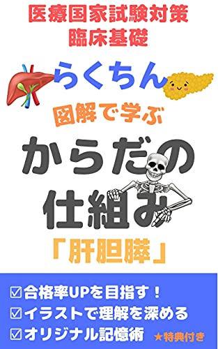 らくちん 図解で学ぶ からだの仕組み 肝胆膵 イラストとオリジナル記憶術で国家試験の合格を目指す 臨床で重要なポイントも押さえよう 黒 医学 薬学 Kindleストア Amazon