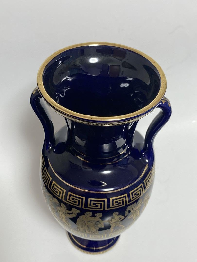 Amazon｜ギリシャの壺 24K金彩 ギリシャ神話絵 アンティーク調｜骨壺