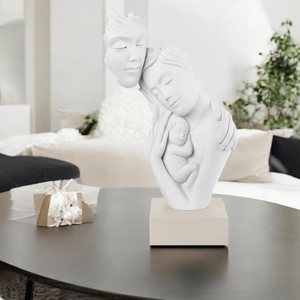 Set Di 4 Statuine In Resina A Forma Di Ombrello Per Cruscotto Auto – Ragazza Sotto La Pioggia, Regalo Originale E Decorativo