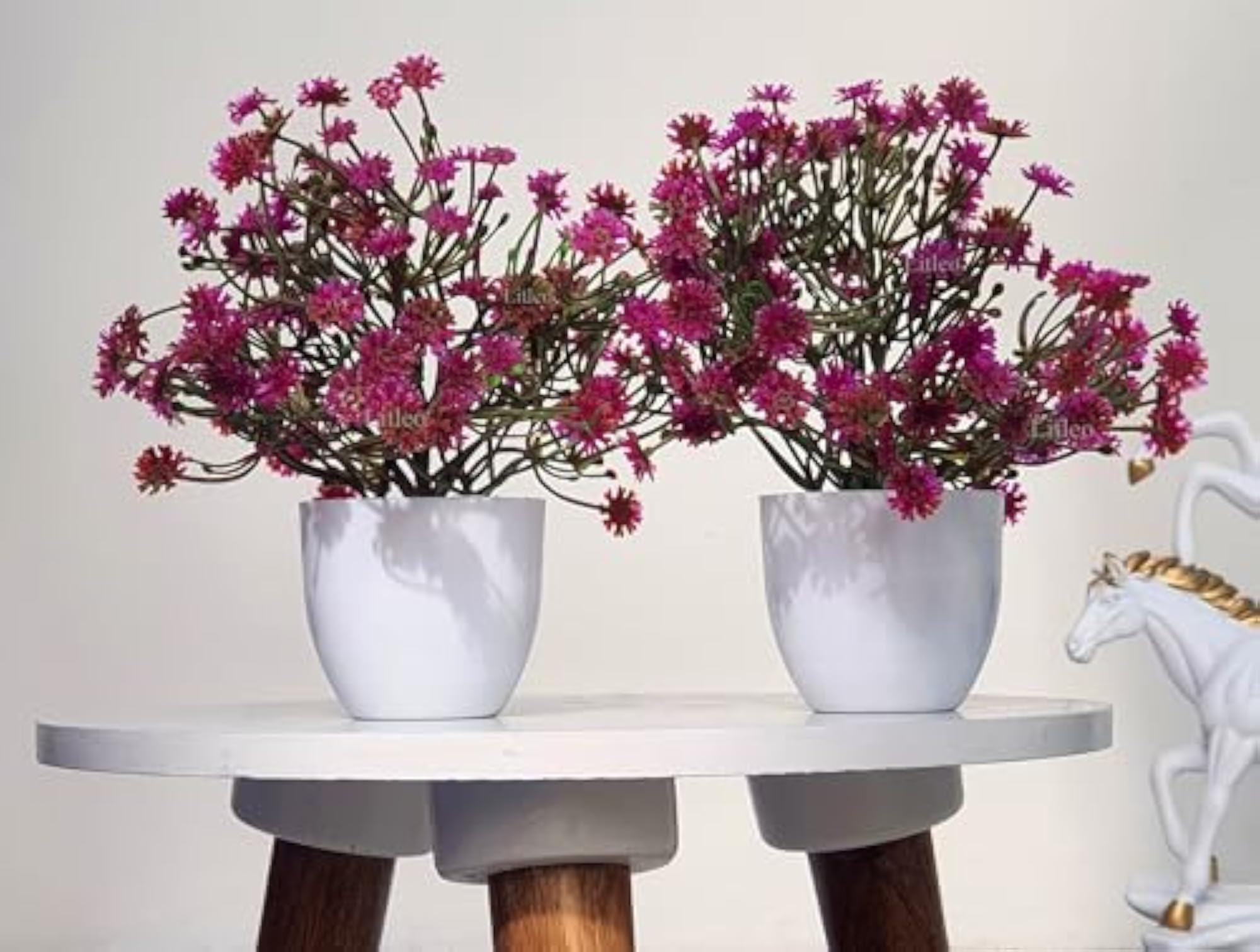 Realistic Artificial Hanging Plants in Pot for Indoor Outdoor Decor