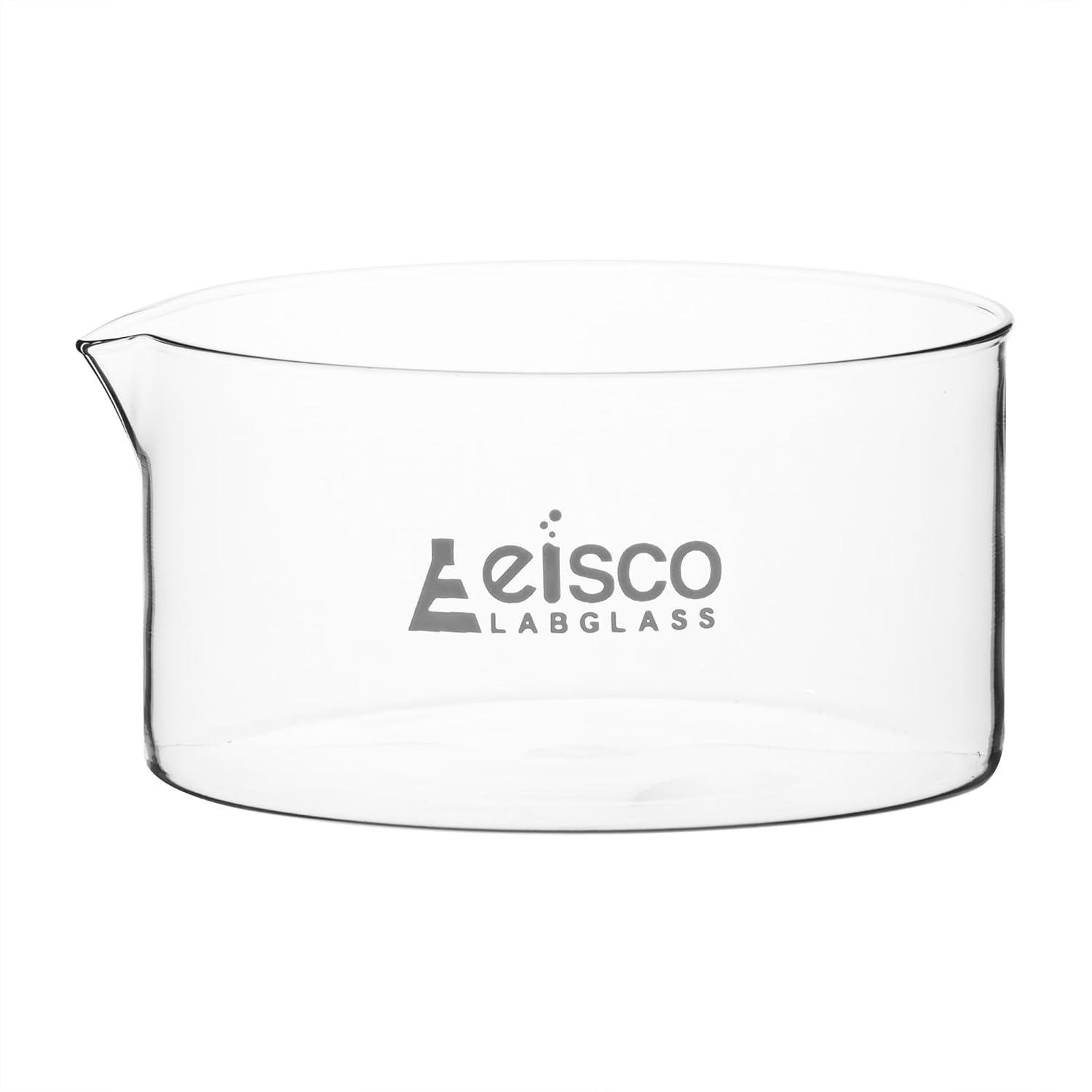 United Scientific CrystalClear Crystallizing Dish 500mL, Flat Bottom