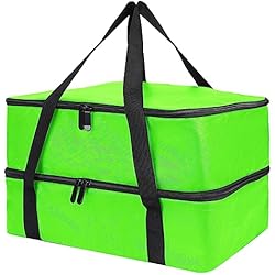 Cazuelas Termicas Bolsa de Transporte aislada para cacerolas, Bolsa de Transporte de Alimentos fríos y Calientes, Bolsa de Transporte de Comida para Fiestas de Comida Potluck para picnics, Playas