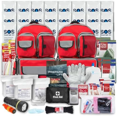 Family Emergency Kit | All-in-one Survival Kit Backpack for Earth...