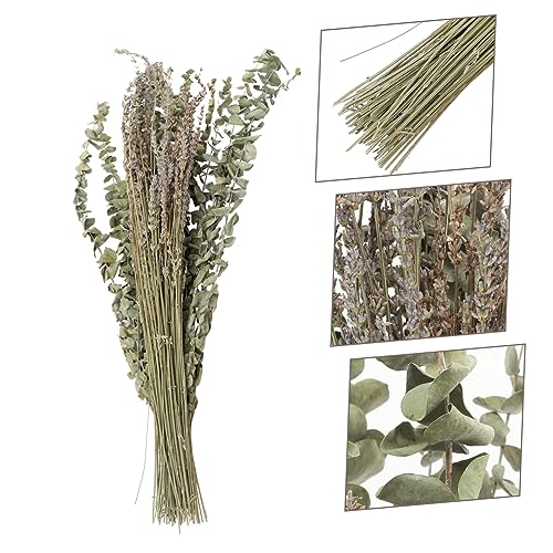 Ramo de flores secas de eucalipto y lavanda para decoración miniatura 2