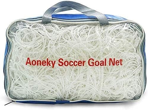 Image of Aoneky Soccer Goal Net - 24 x 8 Ft - Full Size Football Goal Post Netting - NOT Include Posts (8 x 6 Ft - 2 mm Cord)