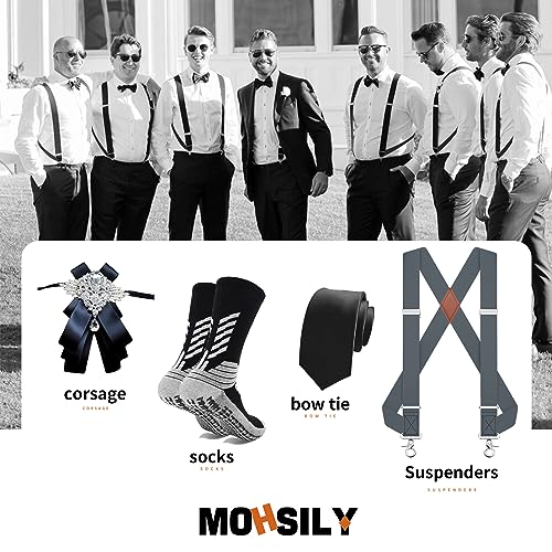 Image of Suspenders for Men Suspenders for Jeans Heavy Duty Big and Tall