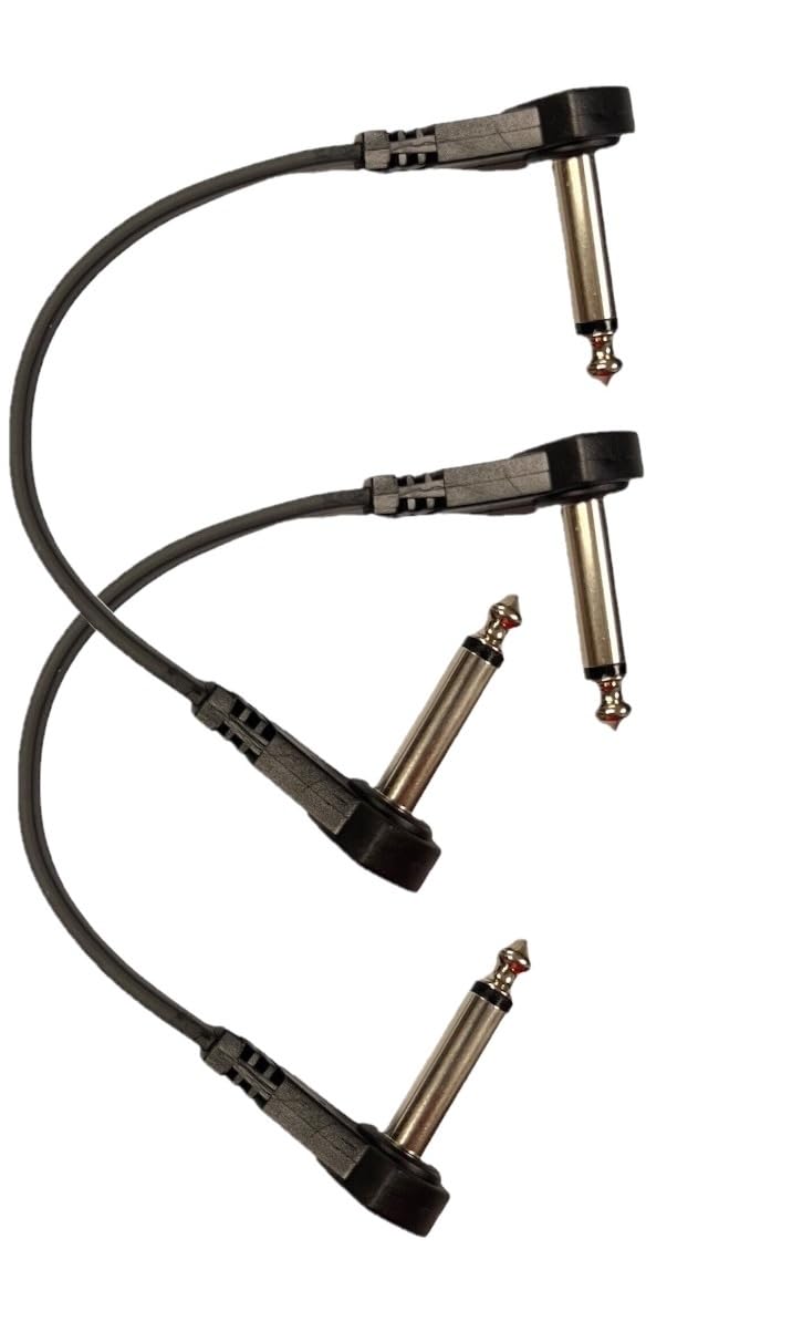 NUX MG30 Gitarren-Multieffektpedal-Gitarren-/Bass-/Akustikverstärker-Modeler-Bundle mit 2 x Roxtone Premium-Instrumentenkabeln, 2 x flachen Patchkabeln und 1 x Levy's Polypropylen-Gurt