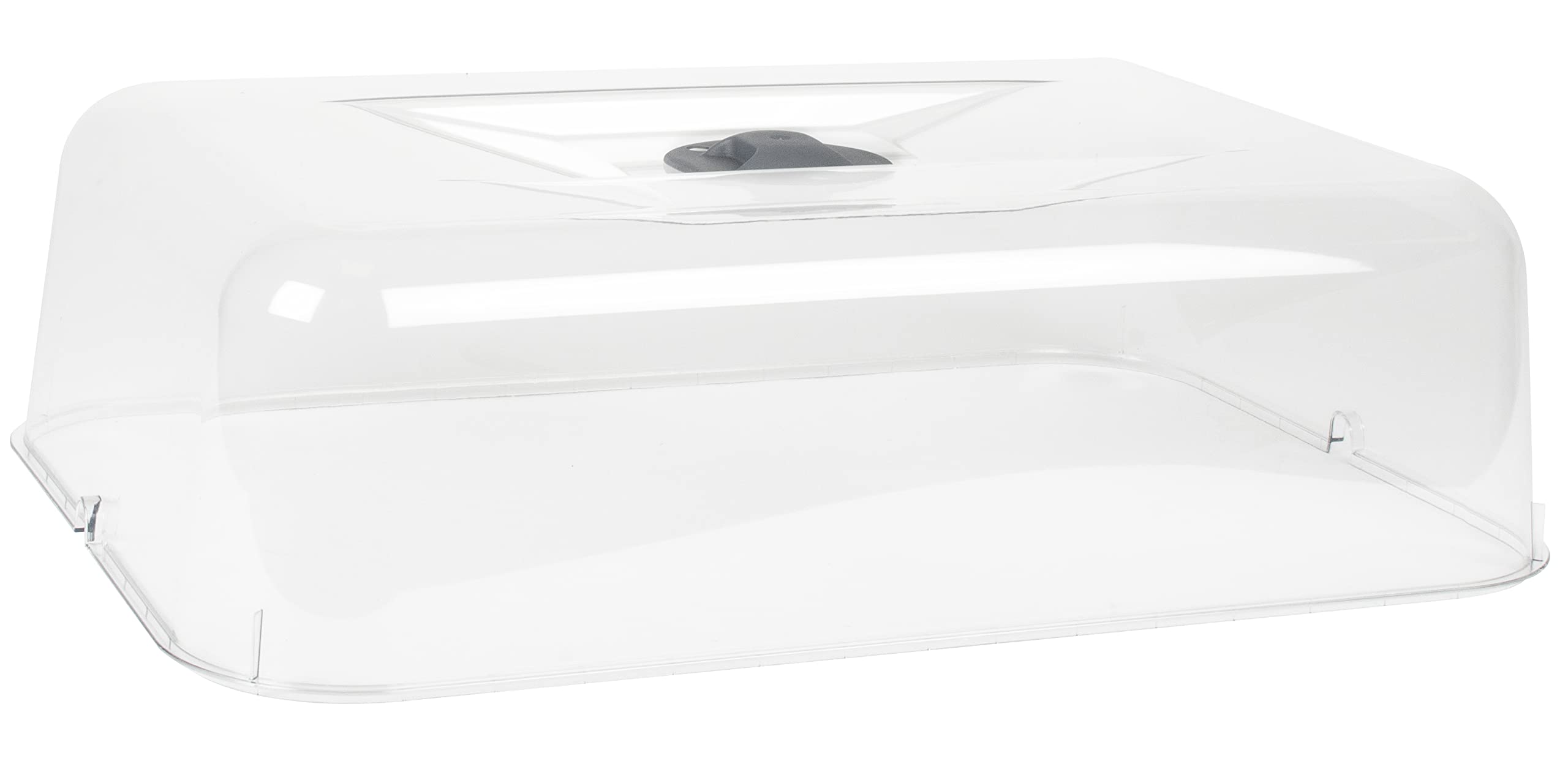EDA - Mini Serre de Culture Veg&Table - 15,7 L - Taille L - Couvercle avec Système d'Aération Inclus - Plateau pour Semis - 56 x 38 x H. 24 cm - Gris Anthracite