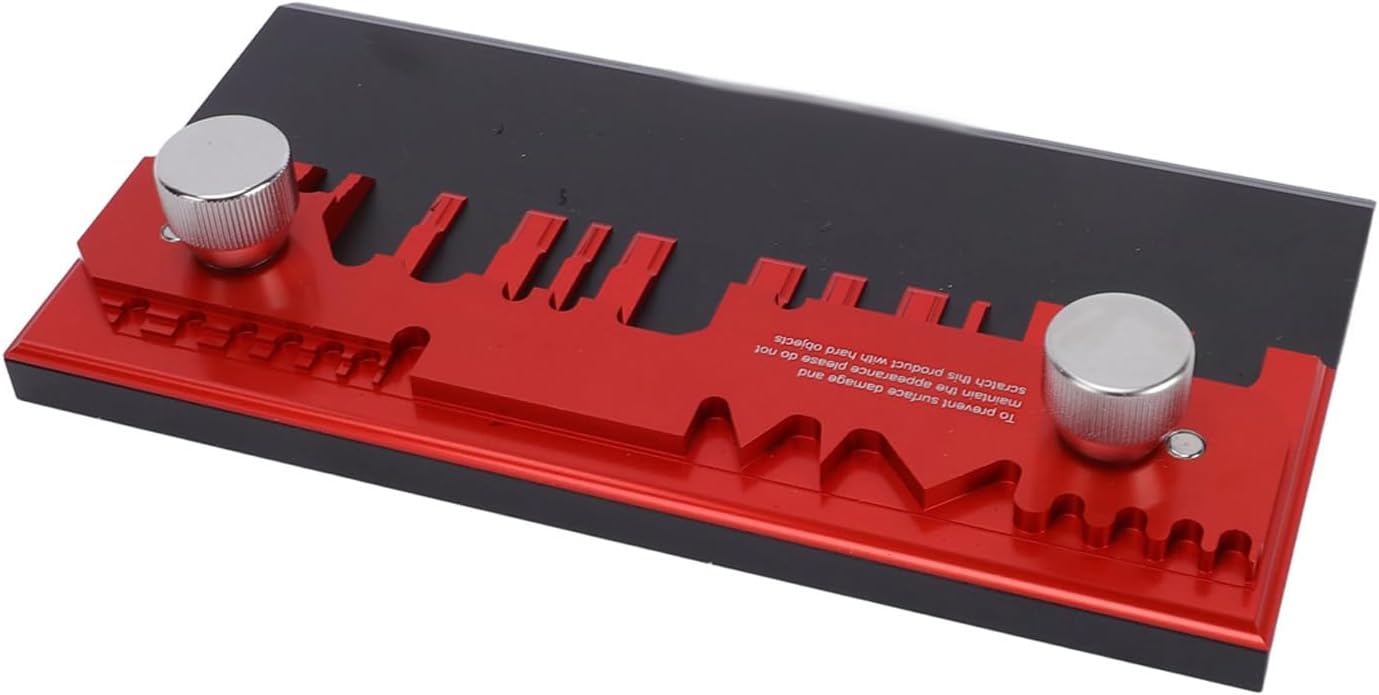 Hilitand Photo Etch Bending Tool Metal Etching Parts Bender Tool with Spring Loaded Press Plate for Scale Model and Crafts