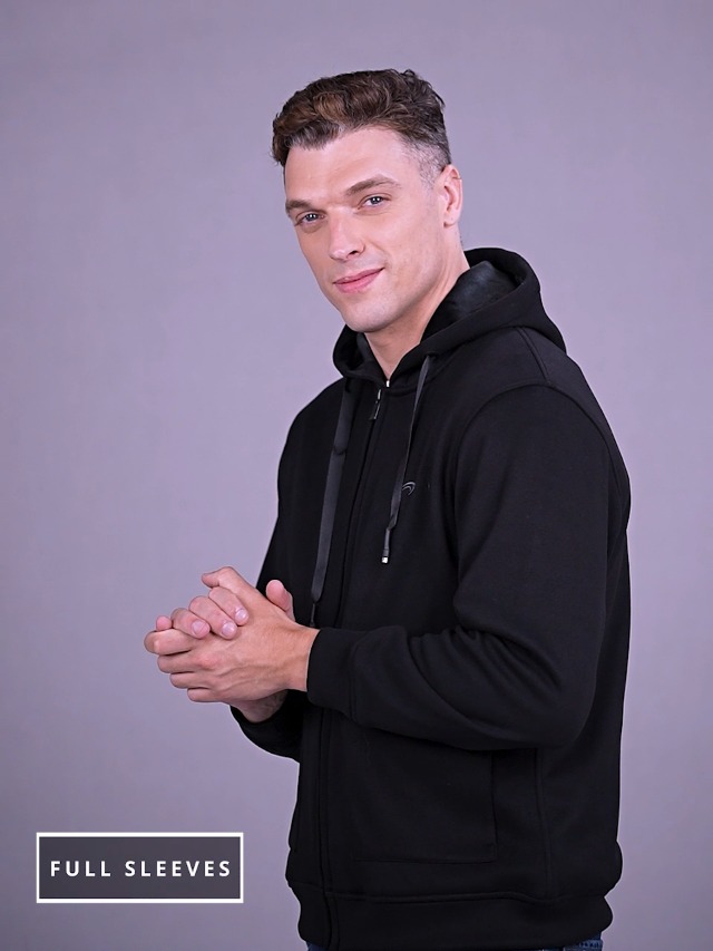 ELLIPSE Full Sleeves Winter Jacket for Men | Regular Fit Fleece