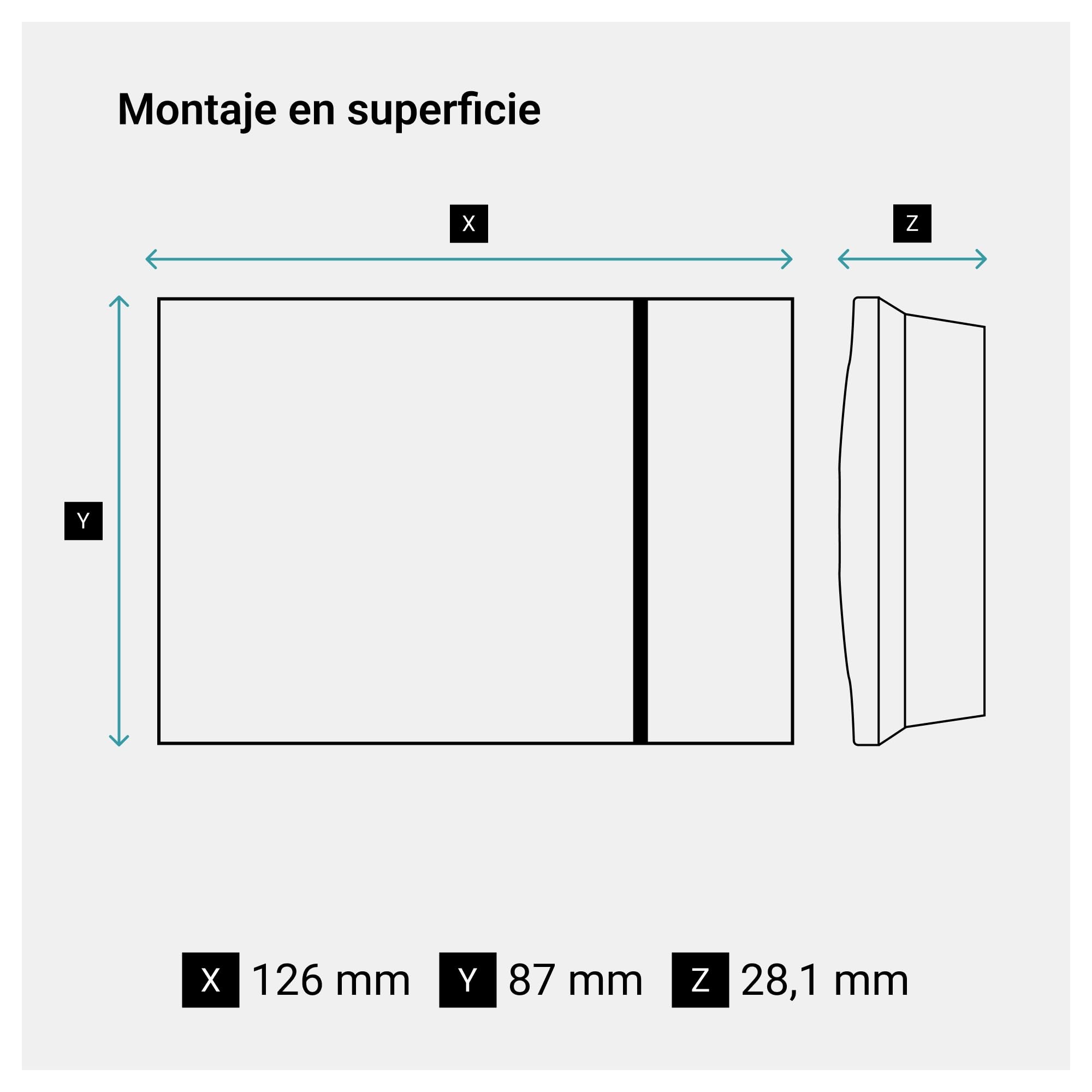 BTICINO Smarther with Netatmo, Termostato Conectado, WiFi, Control con la App Home + Control, Compatible con Alexa, Google Assistant & Apple HomeKit, Instalación en Superficie, Blanco (XW8002WE)