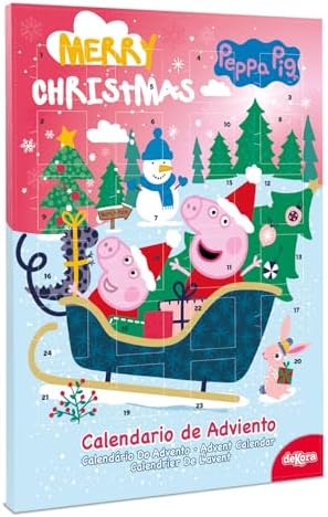 Calendario de adviento de chocolatinas de Peppa Pig