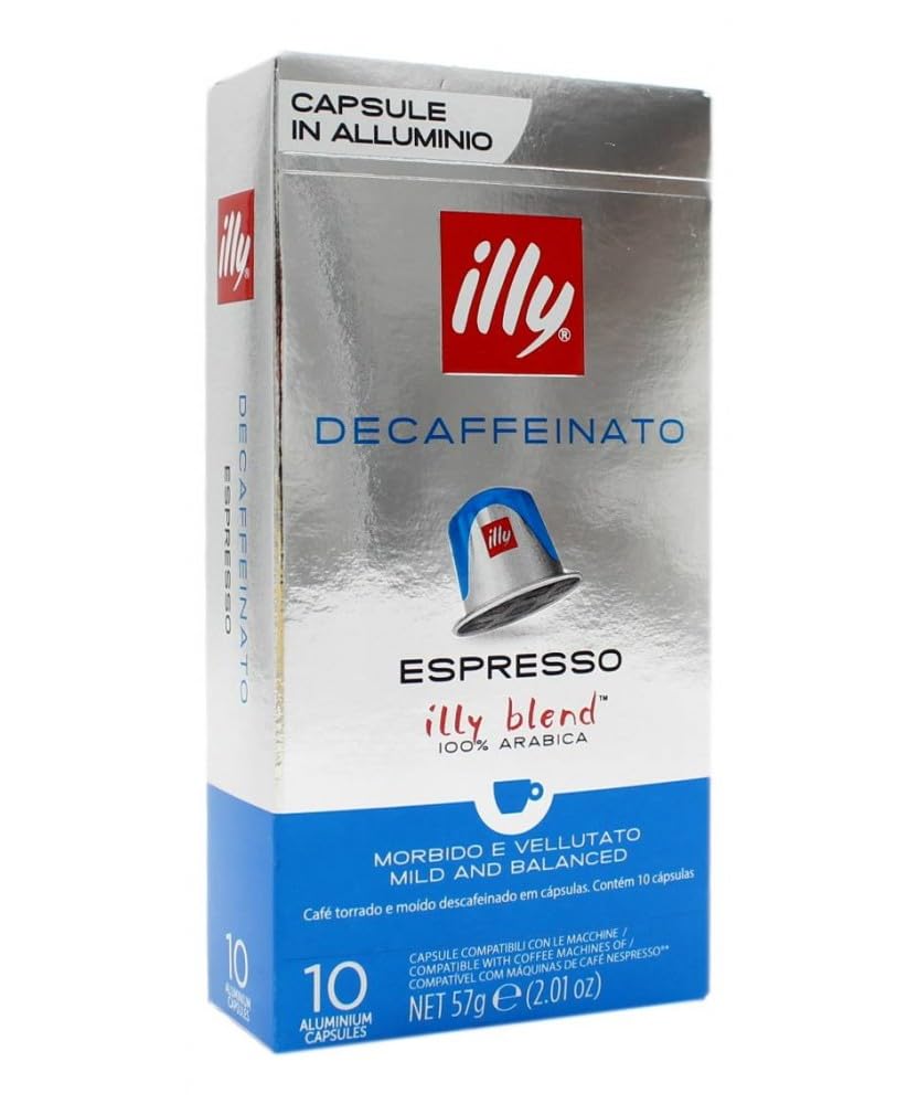 illy Nespresso Coffee Compatible Capsules - DECAFFEINATO Espresso
