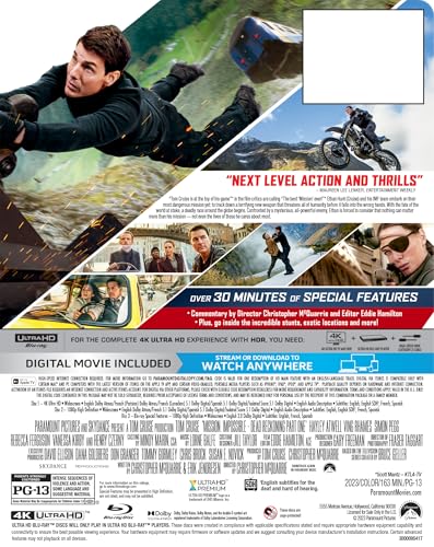 Image of Mission: Impossible - Dead Reckoning Limited Edition Steelbook Reprint [4K Steelbook +Blu-Ray]
