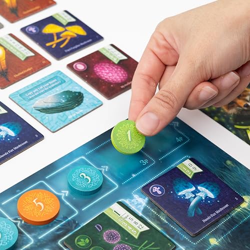AEG Nocturne - Juego de Mesa de Estrategia con Set Collection y Bidding | Jugadores 1 a 4 | Inglés | Edad mínima 10+ miniatura 5
