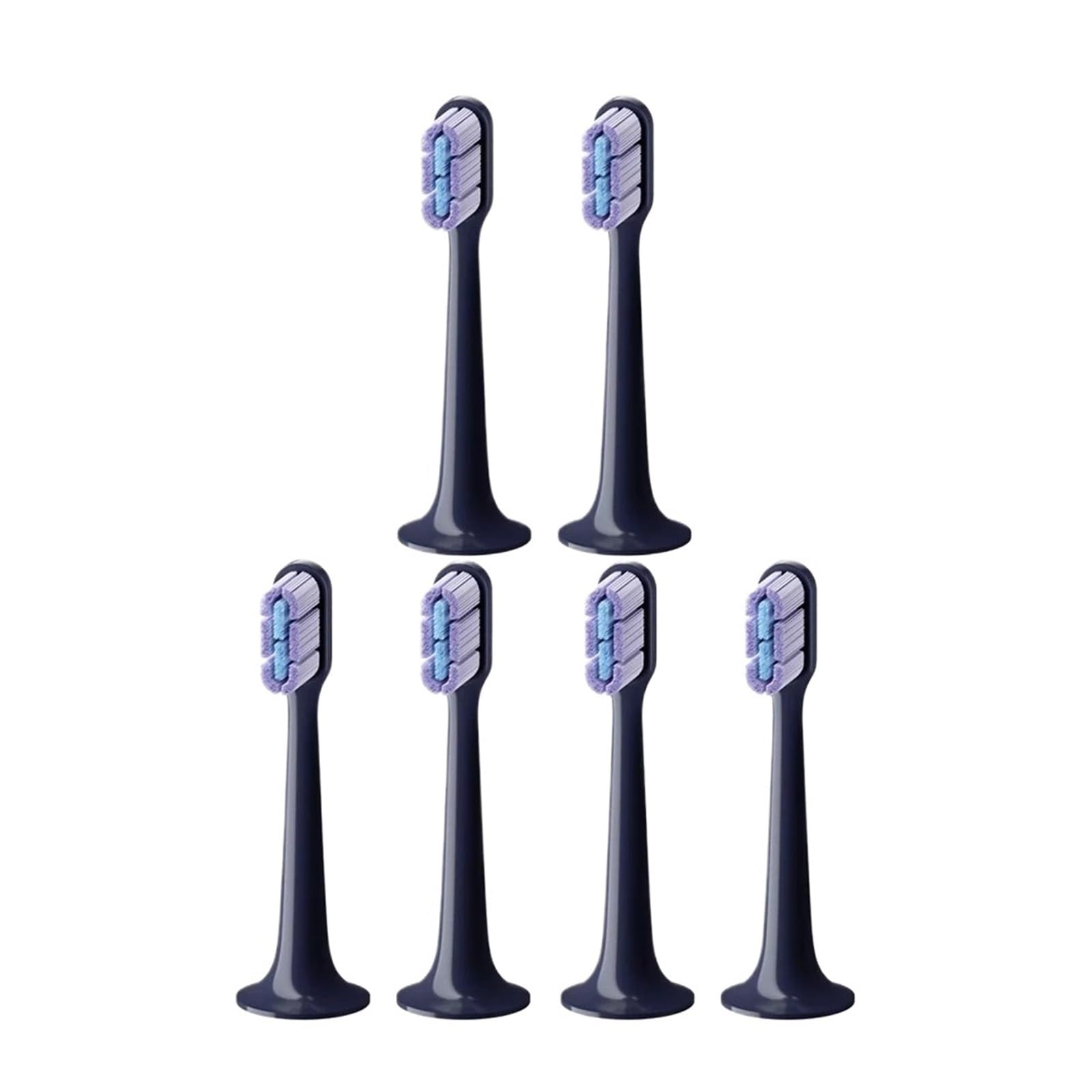 2/4/6 Piezas Cabezal de Cepillo de Dientes T700 Cepillo de Dientes eléctrico sónico Impermeable Suave Salud Reemplazo Cerdas Suaves(6 pcs)