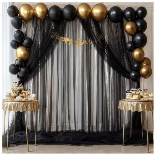 Drapé de mariage en tulle de 6m pour une décoration magique de cérémonie et de table