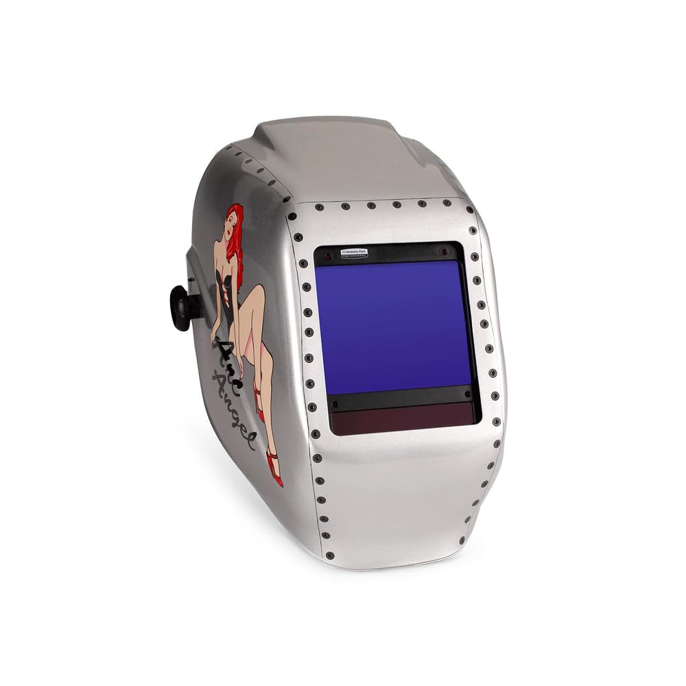 Jackson Safety Ultra Premium Welding Helmet -Auto Darkling TrueSight II ADF Welding Hood w/ Balder Technology - 13 sq. in Viewing Area (370 Speed Dial Headgear)