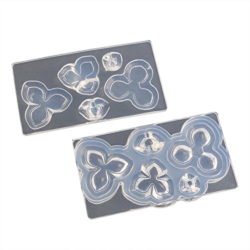 亀島商店 レジンクラフト用 ソフトモールド 多肉植物 立体型B 1組入 KAM-REJ-641