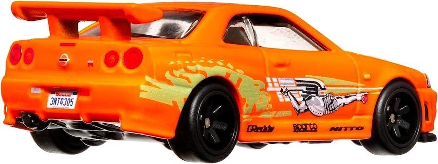レア HW 日産スカイラインGT-R BNR34 Fast & Furious モデルインプレッション】Hotwheels Fast and Furious Nissan