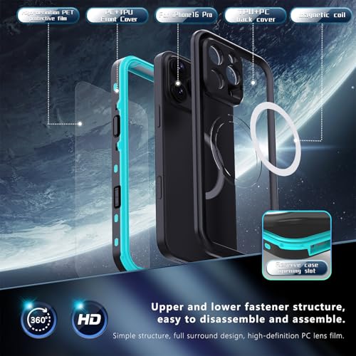 Coque étanche iPhone 16 Plus résout le problème de l'eau et des bris d'écran