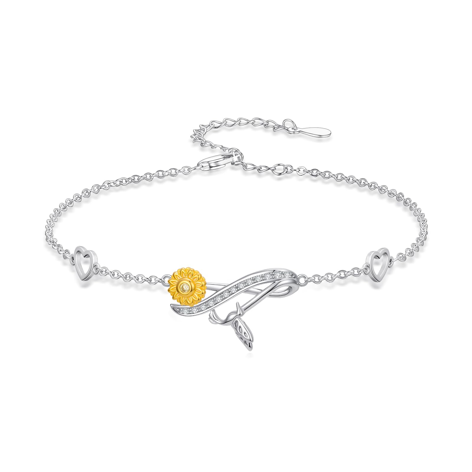 925 Sterling Silver Layered Ankle Bracelets for Women Jewelry Gifts
