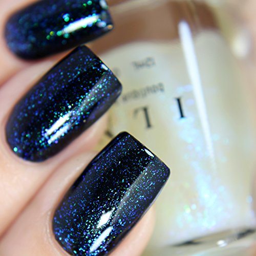 Image of ILNP Raven - Vivid Teal, Purple, Blue Iridescent Topper Nail Polish