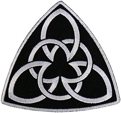 Officially Licensed Originals Hot Leathers, Celtic Brotherhood Symbol, High Thread Iron-On / Saw-On Rayon Patch - 4" X 4", Exceptional Quality