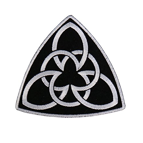 Officially Licensed Originals Hot Leathers, Celtic Brotherhood Symbol, High Thread Iron-On / Saw-On Rayon Patch - 4" X 4", Exceptional Quality