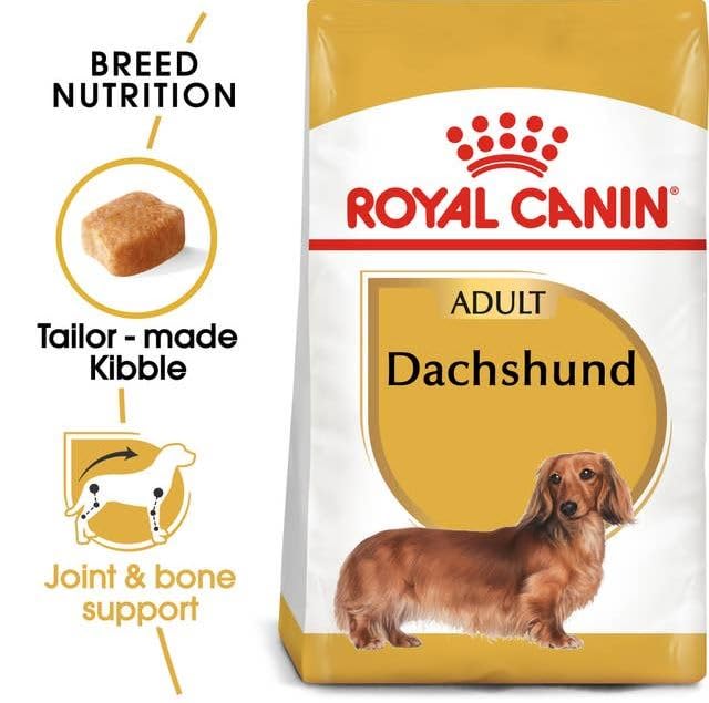 ROYAL CANIN Dachshund Adult | 4er Pack | 4 x 500 g | Alleinfuttermittel für ausgewachsene Dackel ab dem 10. Monat