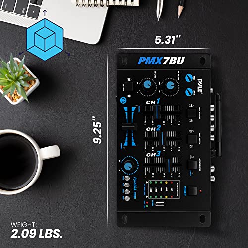 Pyle PMX7BU Wireless Dj Audio Mixer thumb #6