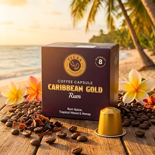Image of Telaa Barrel-Aged Coffee Pods Combo - Whiskey • Rum • Wine Aged Capsules | 100% Arabica | 30 Capsules Gift Set | Premium Diwali Coffee