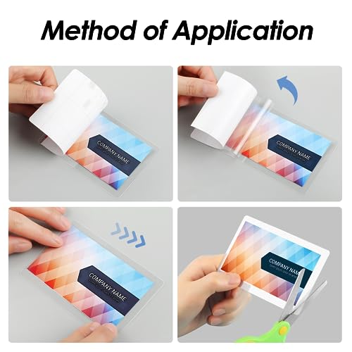 Ktrio ‎SELF-LAMINATE-S-2.6X3.9-10MIL-30PCS Self-Sealing Laminating Pouches 2.6 X 3.9 Inches thumb #6