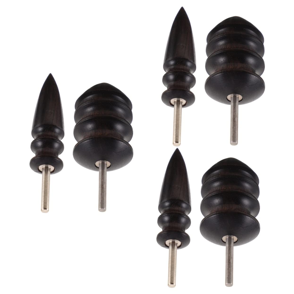 Set 3 Lucidatori Per Bordi In Legno: Attrezzi Per Pelle E Modellismo (Cono, Piatto, Torta)