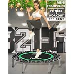 DARCHEN 450 lbs Mini Trampoline for Adults, Indoor Small Rebounder Exercise Trampoline for Workout Fitness for Quiet and Safely Cushioned Bounce, [40 Inch] - Image 4